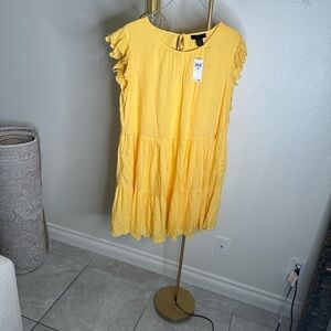 NWT House of Harlow 1960 Sunset Gold Dress